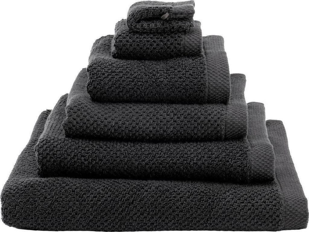 Heckett and Lane 1x VPE 3 st. Grant Waschhandschuhe 16/21 Night Black Waschhandschuhe 16x21 Night-Black Uni