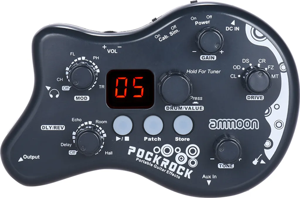 Pédale Guitare Multi-Effets 40 Rythmes et 15 Effets - Version Ultra Compacte - 2