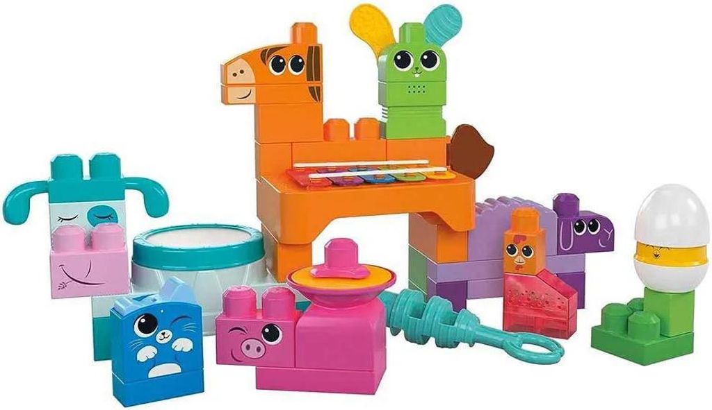 Mattel MEGA BLOKS Animaux de ferme musicaux Image du produit 