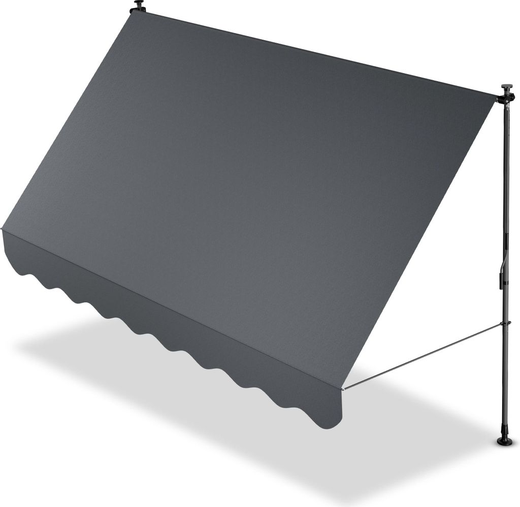 Juskys Klemmmarkise Kapstadt 300x120 cm - Höhenverstellbar, Produktbild 