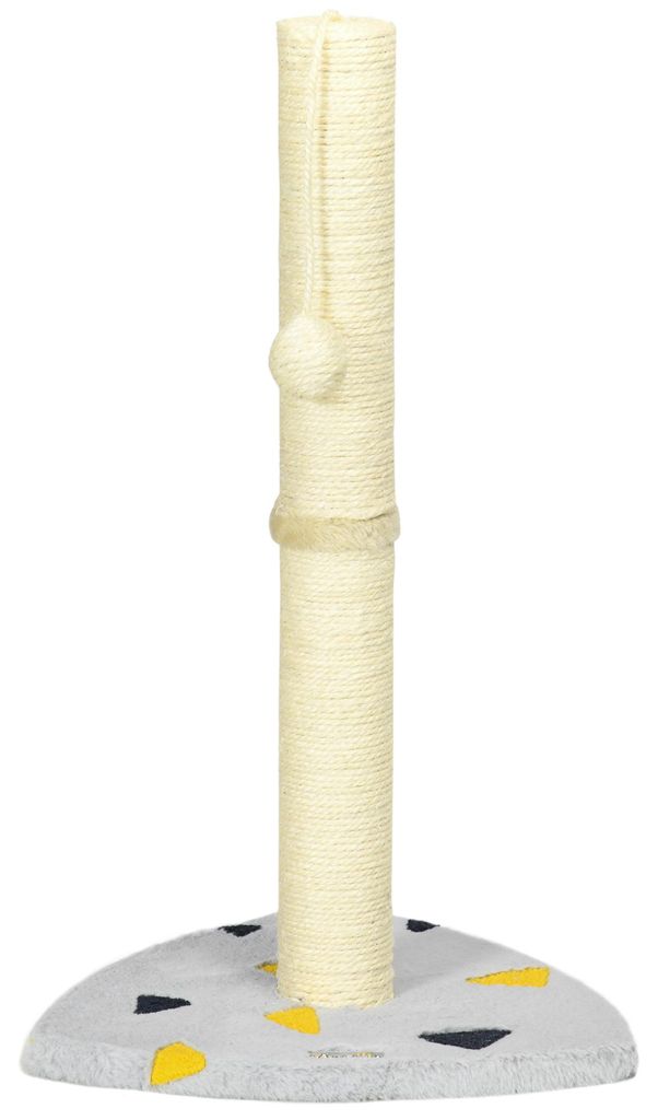 PawHut škrabadlo, 62 cm vysoký stĺpik pre mačky s guľou na Obrázok produktu 