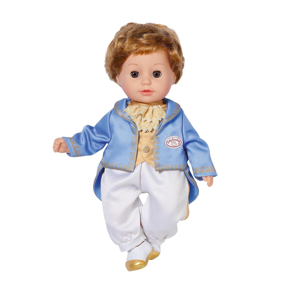 Baby Annabell Little Sweet Prince 36cm - weiche Prinzen-Puppe mit Schlafaugen