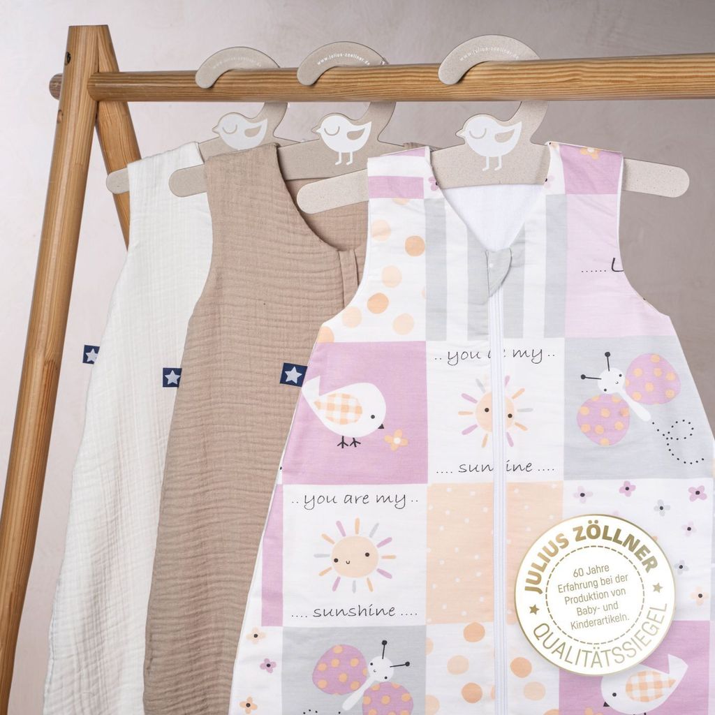 Julius Zöllner Patch rose Sommerschlafsack 80