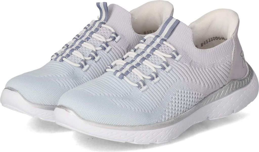 Rieker Damen Slip On Sneaker Blau Textil Größe: 41