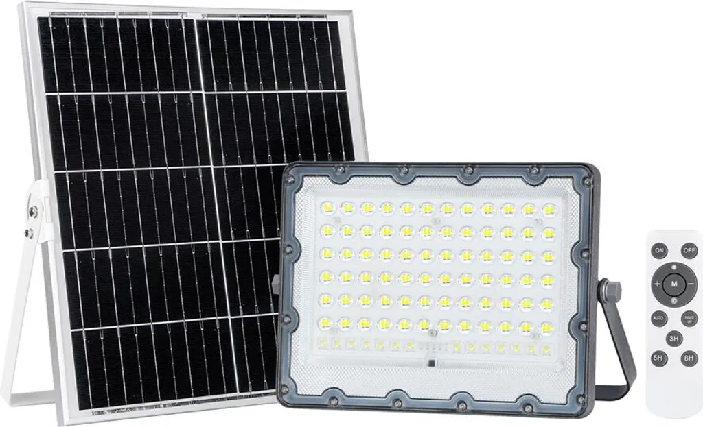 Projecteur solaire LED 200W TIARA SLR-21387-200W Italux pour extérieur
