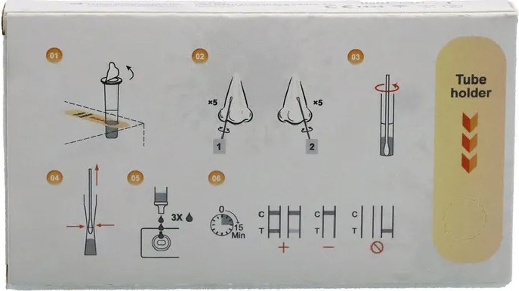 5x 5 Stück CITEST Diagnostics - COVID-19 Antigen Rapid Test Produktbild 3