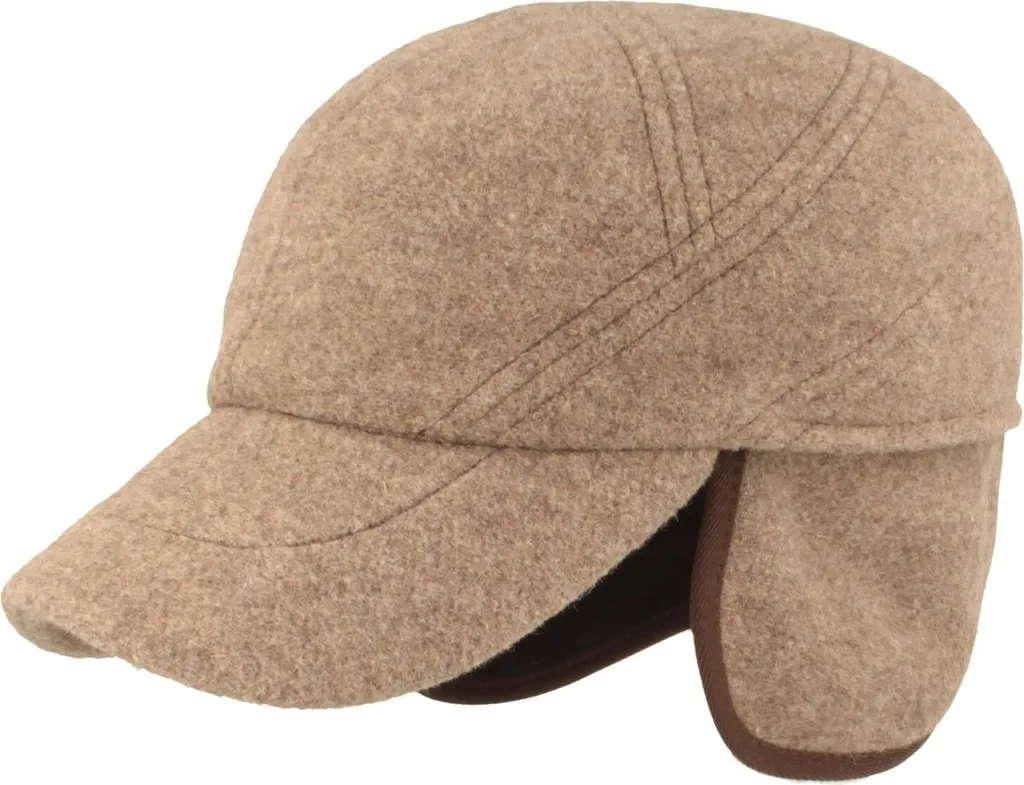 Berretto Baseball Hut-Breiter con Paraorecchie e Teflon Antipioggia