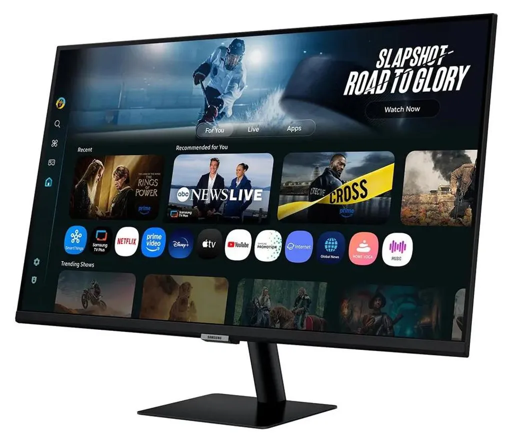 Écran PC 4K Samsung M70F avec dalle VA et applications intégrées