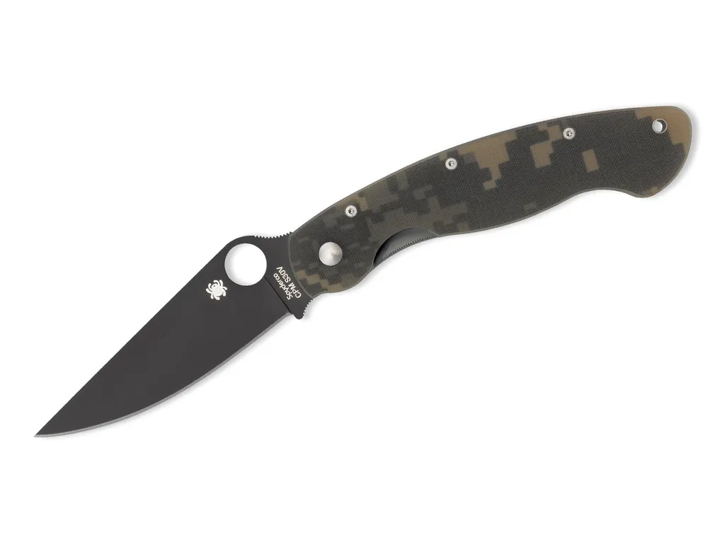 Couteau de poche tactique Military G10 Camo Digital Noir C36GP