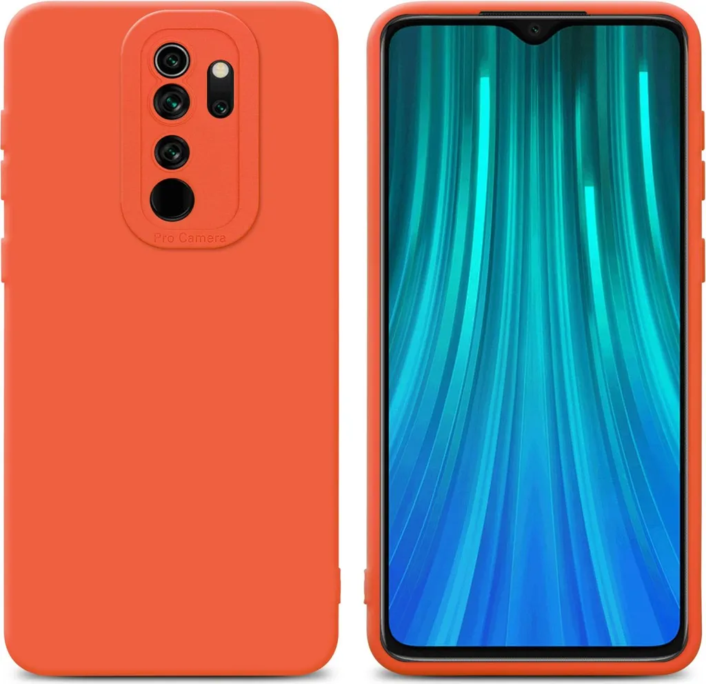 Cover Xiaomi Redmi Note 8 Pro Cadorabo TPU Morbido Arancio