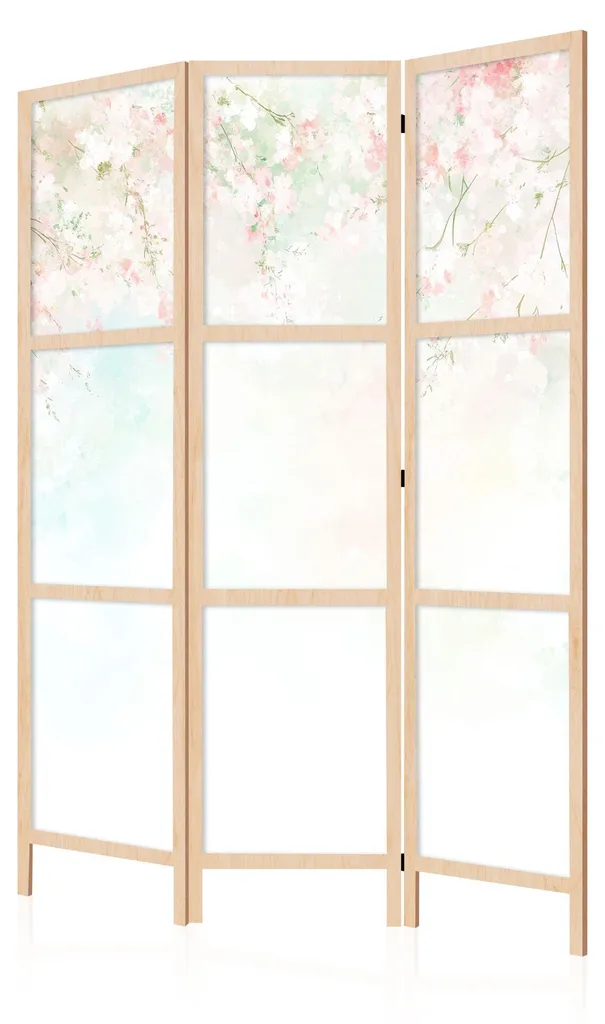 Paravent Décoratif Japonais - Cloison de Séparation Mobile 135x172 cm