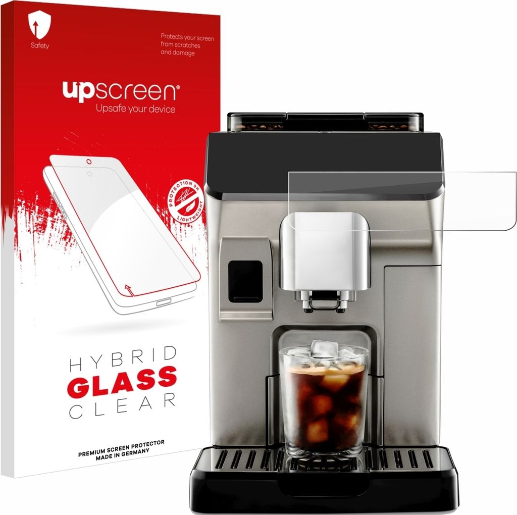 upscreen Schutzglas für DeLonghi Eletta Explore Schutzfolie Panzer Folie Glas Display Schutz klar