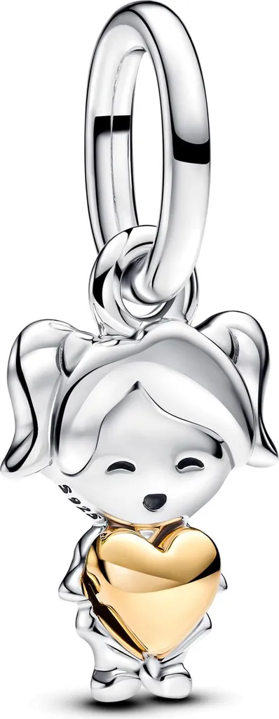 Pendentif Charms Happy Girl Pandora Argent pour Bracelet et Collier