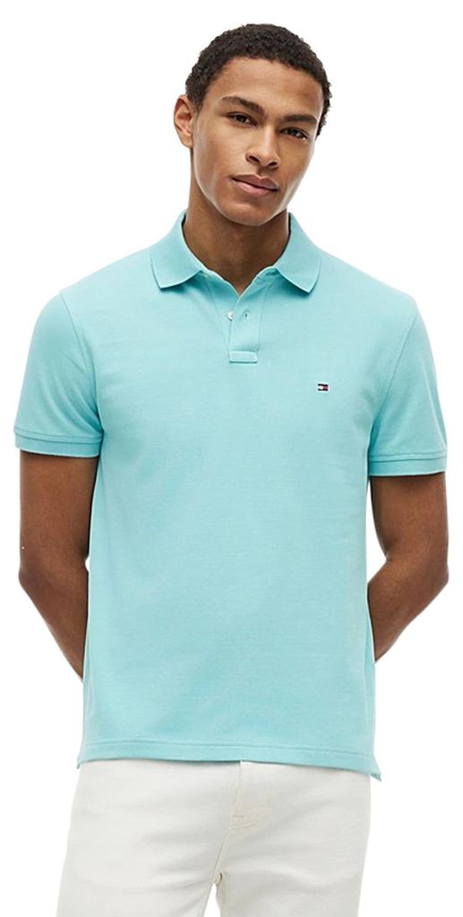 Tommy hilfiger Poloshirt normale Passform blau Produktbild 