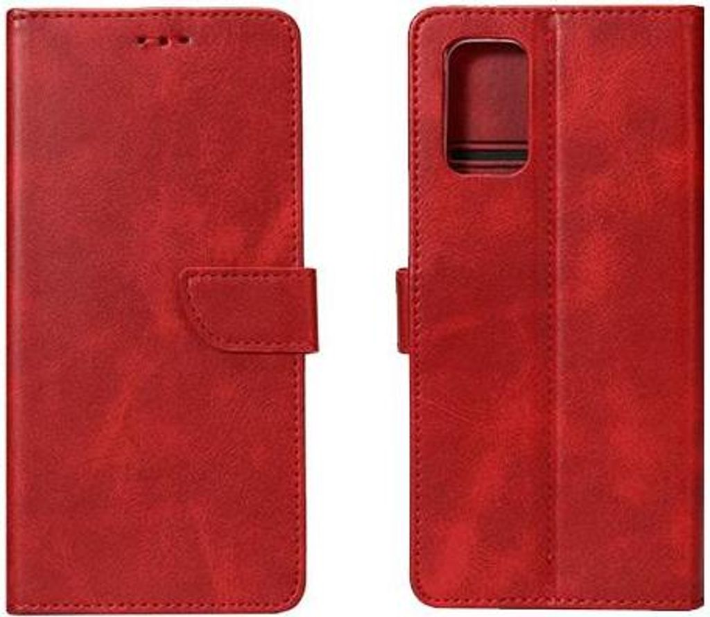 Rixus Wallet Schutz-Hülle passend für Samsung Galaxy S20 (G980F), rot