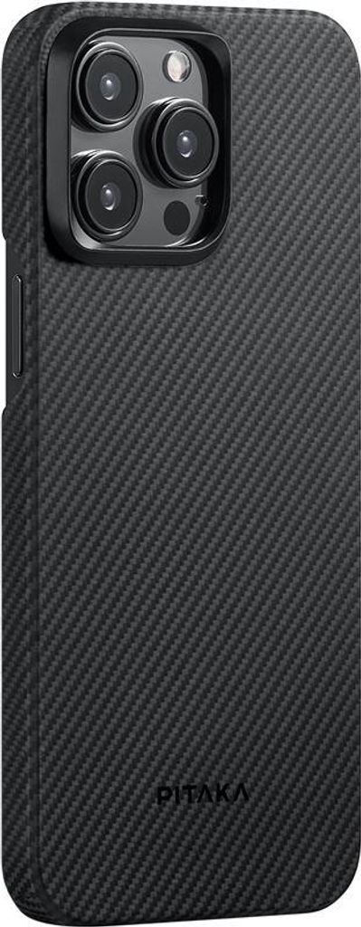 Etui Pitaka MagEZ 4 600D, czarny/szary twill - iPhone 15 Zdjęcie produktu 