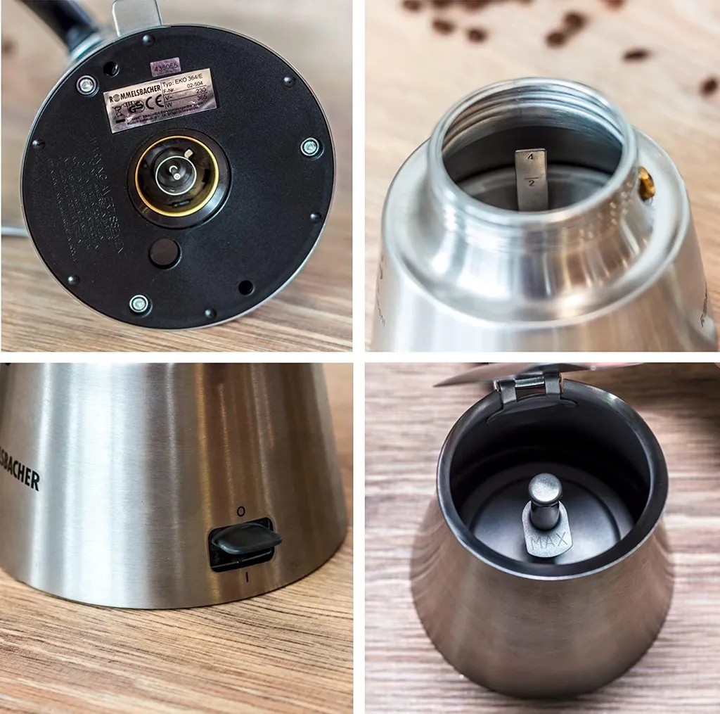 Cafetière expresso compacte Mini EKO 364/E argentée avec pression 15 bars - 10