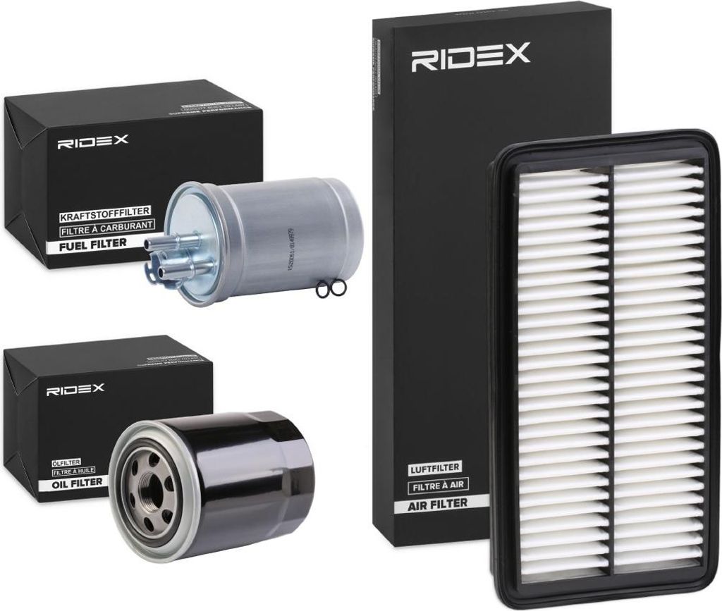 RIDEX Filterset Inspektionspaket Filtersatz für KIA CARNIVAL / GRAND CARNIVAL III (VQ)
