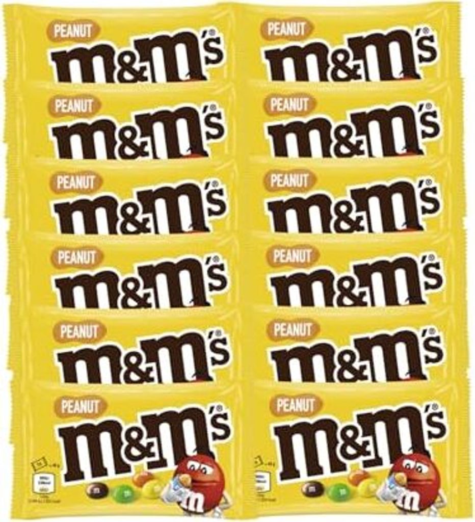 M&Ms Peanut 12x 45g Produktbild 