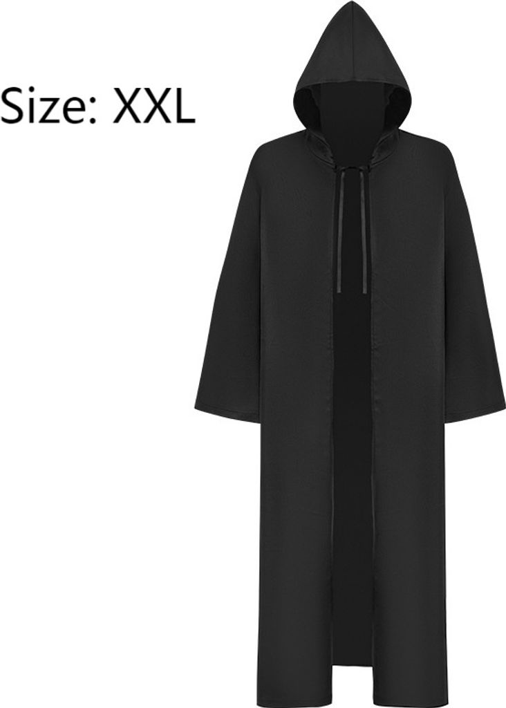 Halloween Gothic Cape Cod kostým Stredoveké rúcho s Obrázok produktu 