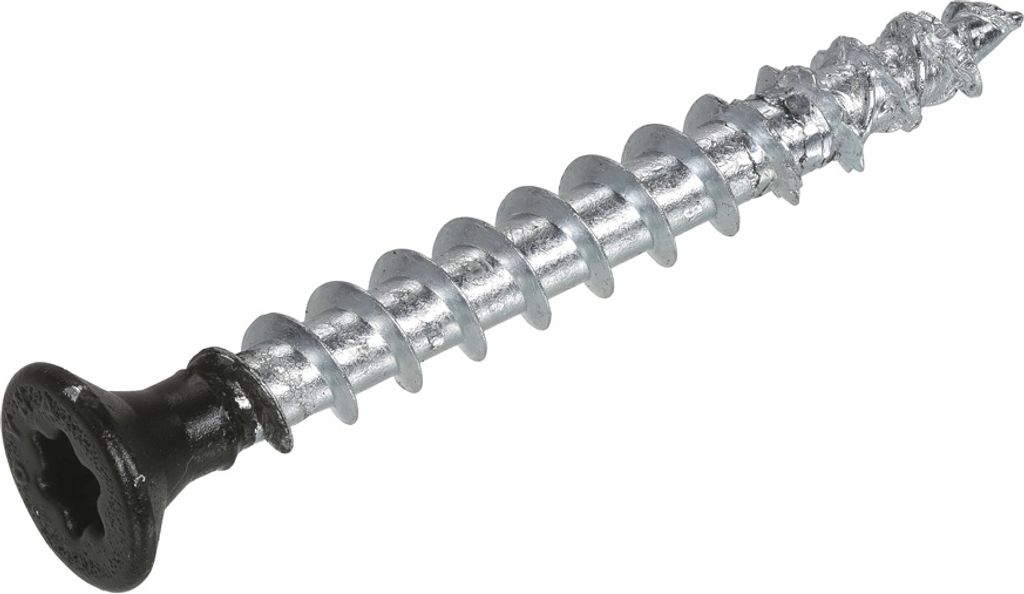 Dynaplus - Dynaplus - Beschlagschrauben - Torx 20 - 4,5 x 40mm - Verzinkt - Goldgewinde - Schwarzer Kopf (200 Stück) - EU -