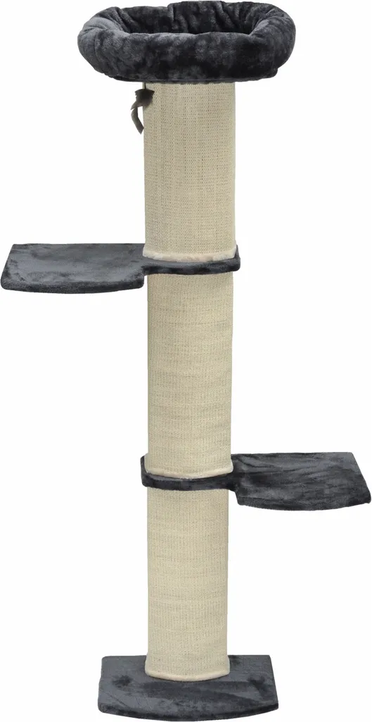 Arbre à chat mural Stella gris 186 cm - Structure haute et robuste