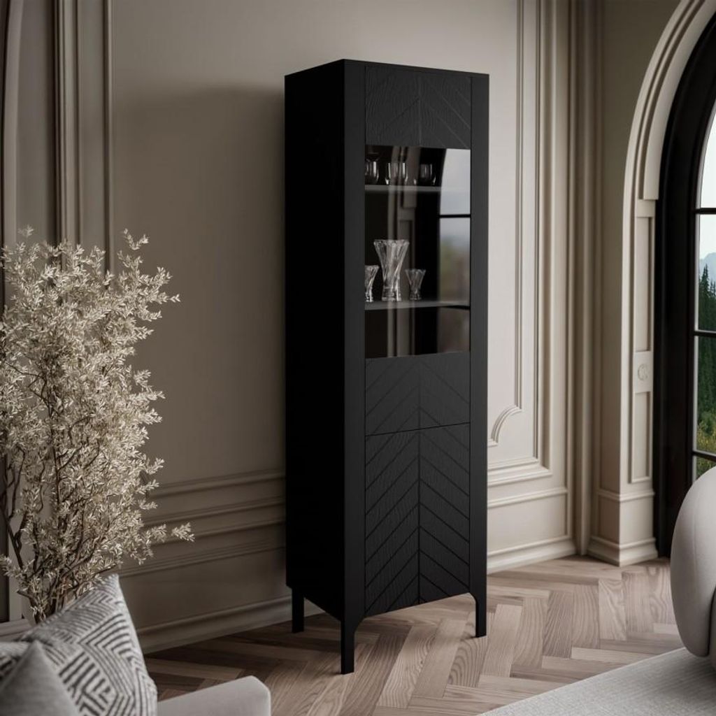 LUMI Vitrine mit Glas