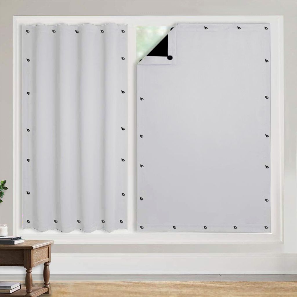 1x Sonnenschutz Fenster Innen Verdunklungsstoff Mit Saugnäpfen Verdunkelung Vorhang Ohne Bohren Verdunkelungsvorhang Blackout Curtain 130x200cm