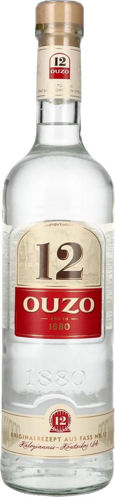 Ouzo 12 Rouge 0,7 L Image du produit 