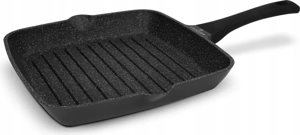 Bistecchiera Zwieger Black Stone 28cm - Alluminio Pressofuso e Greblon C3
