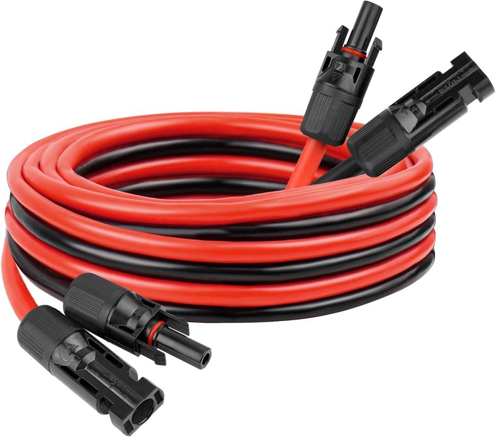 1 Paar 5m MC4 Solarkabel 6mm² Verlängerung PV Kabel Produktbild 