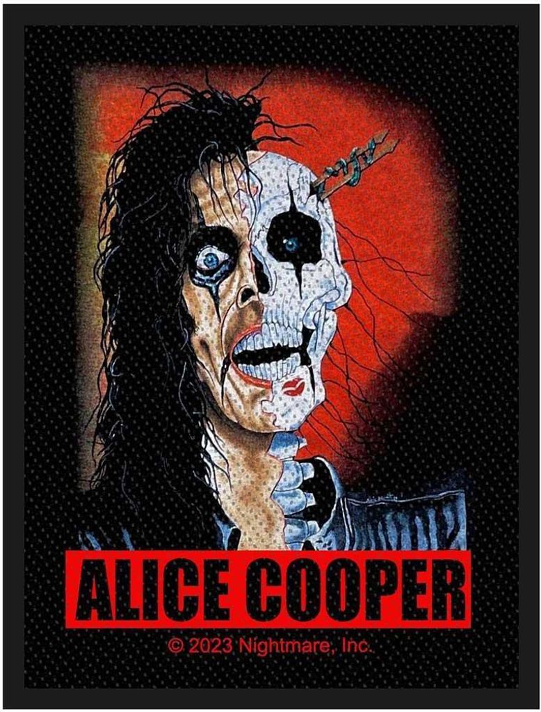 Alice Cooper - Patch "Trashed", gewebter Stoff RO10653 (Einheitsgröße) (Bunt)
