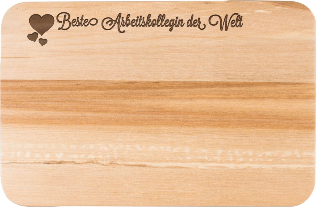 Mr. & Mrs. Panda Holzbrett Arbeitskollegin - Transparent - Geschenk, Mitarbeiterin, Büro, Schneidebrett, Frühstücksbrettchen, Dankeschön, Beruf...