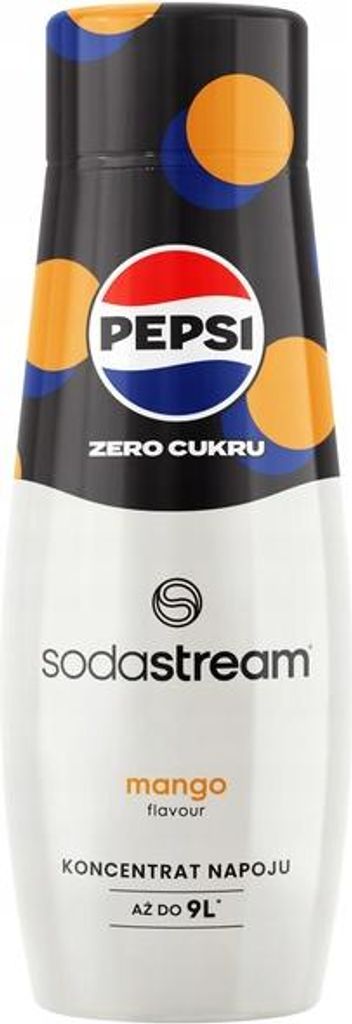 SodaStream Syrop Pepsi Mango Zero Cukru, 440 ml, Syrop do Zdjęcie produktu 