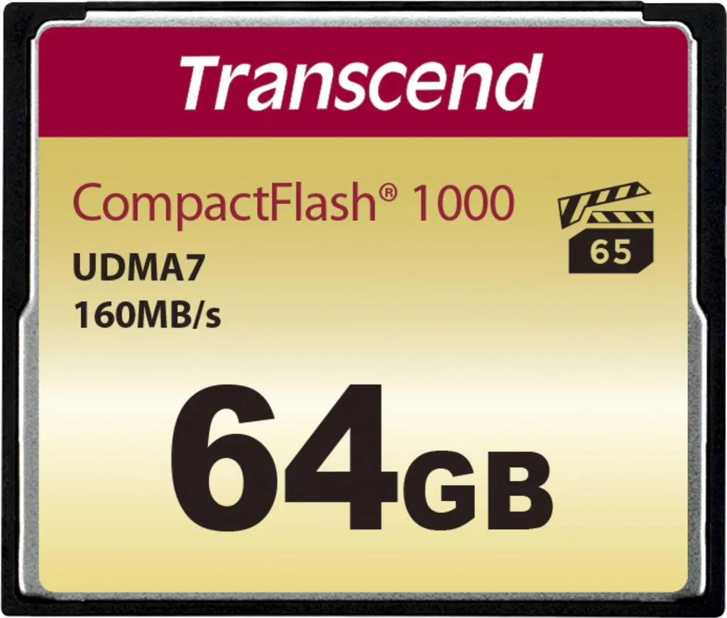 Transcend Ultimate CompactFlash 64GB 1000x: L'Elite delle Memorie CF