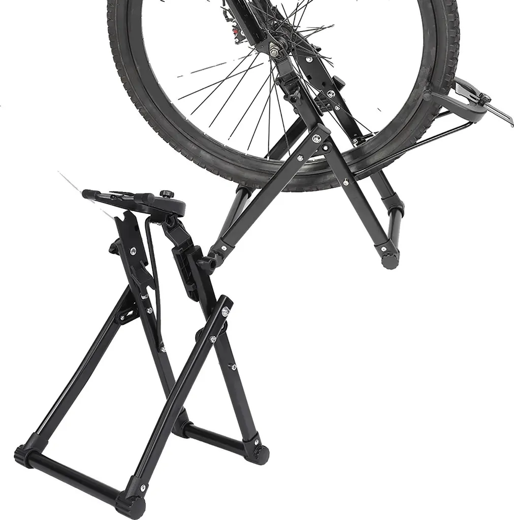 Support de dévoilage jante vélo en acier réglable 60-90cm roues 26-29"