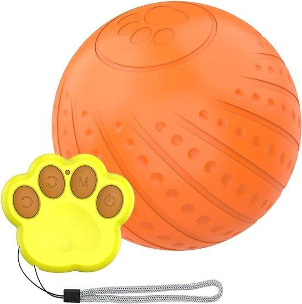Automatische Rollende LED Bal für Hunde, USB, Innen & Außen