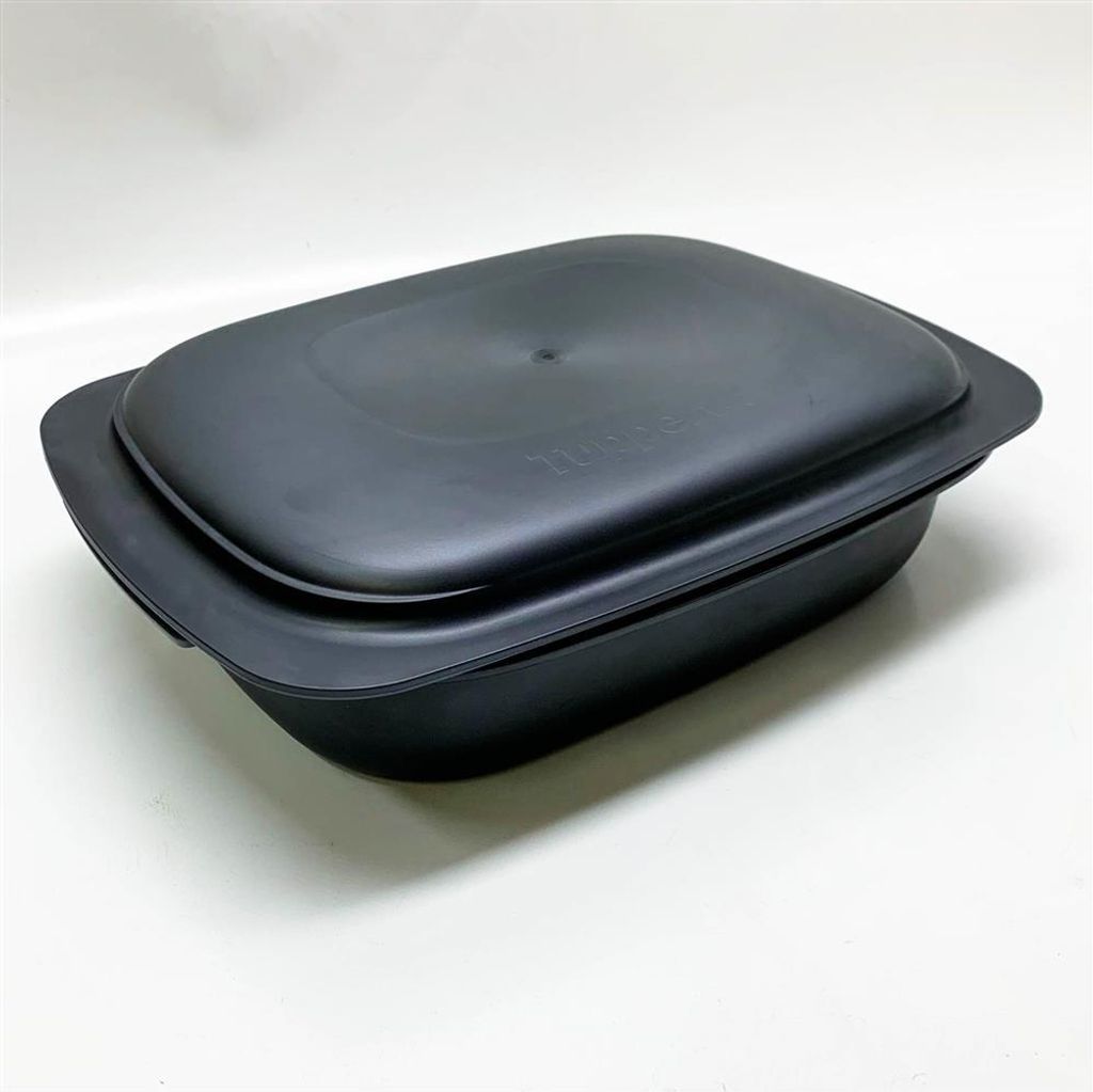 TUPPERWARE 3,3 L UltraPro flach Bräter Ultra Pro Kasserolle grau 10176