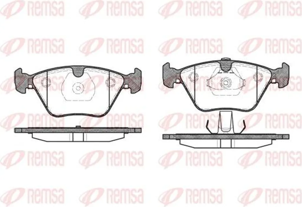 Plaquettes de Frein REMSA 0270.13 : Sécurité Route pour Jaguar XJ XK8