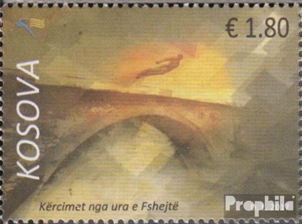 Briefmarken Kosovo 2017 Mi 392 (kompl.Ausg.) postfrisch Sprungwettbewerb der Fshejte Brücke