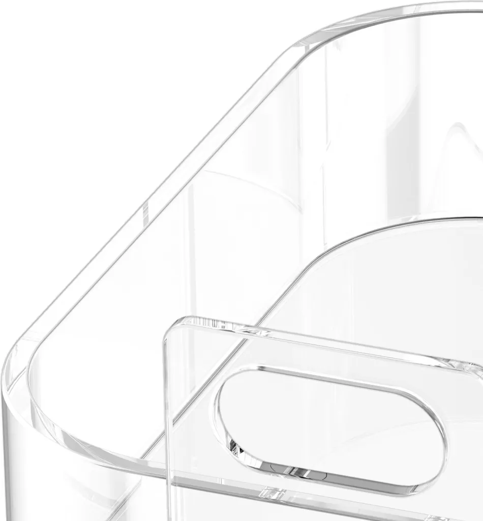Table de Nuit Transparente et Chariot d'Appoint pour Salon et Chambre - 8