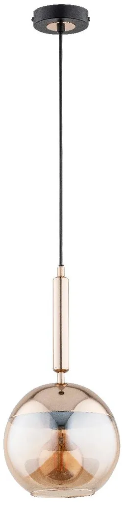 Suspension VOLDA pour plafonds hauts luminaire ambré sans éblouissement