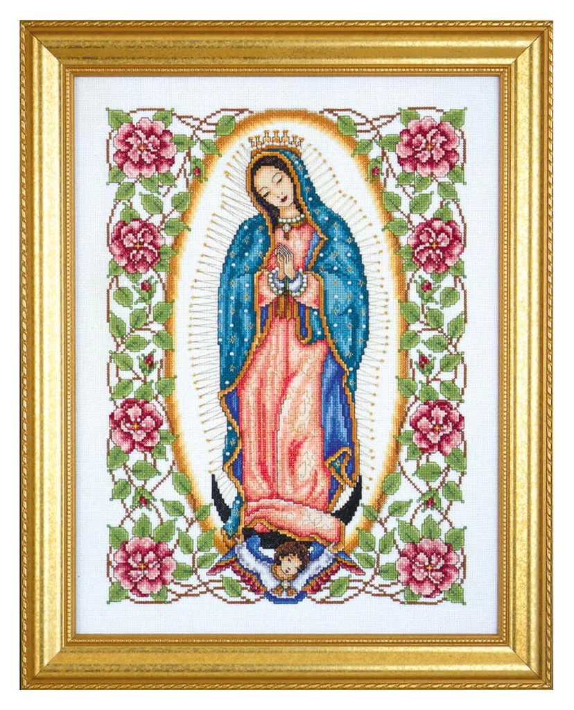 Kit de broderie point de croix Notre-Dame de Guadalupe Design Works 33x43
