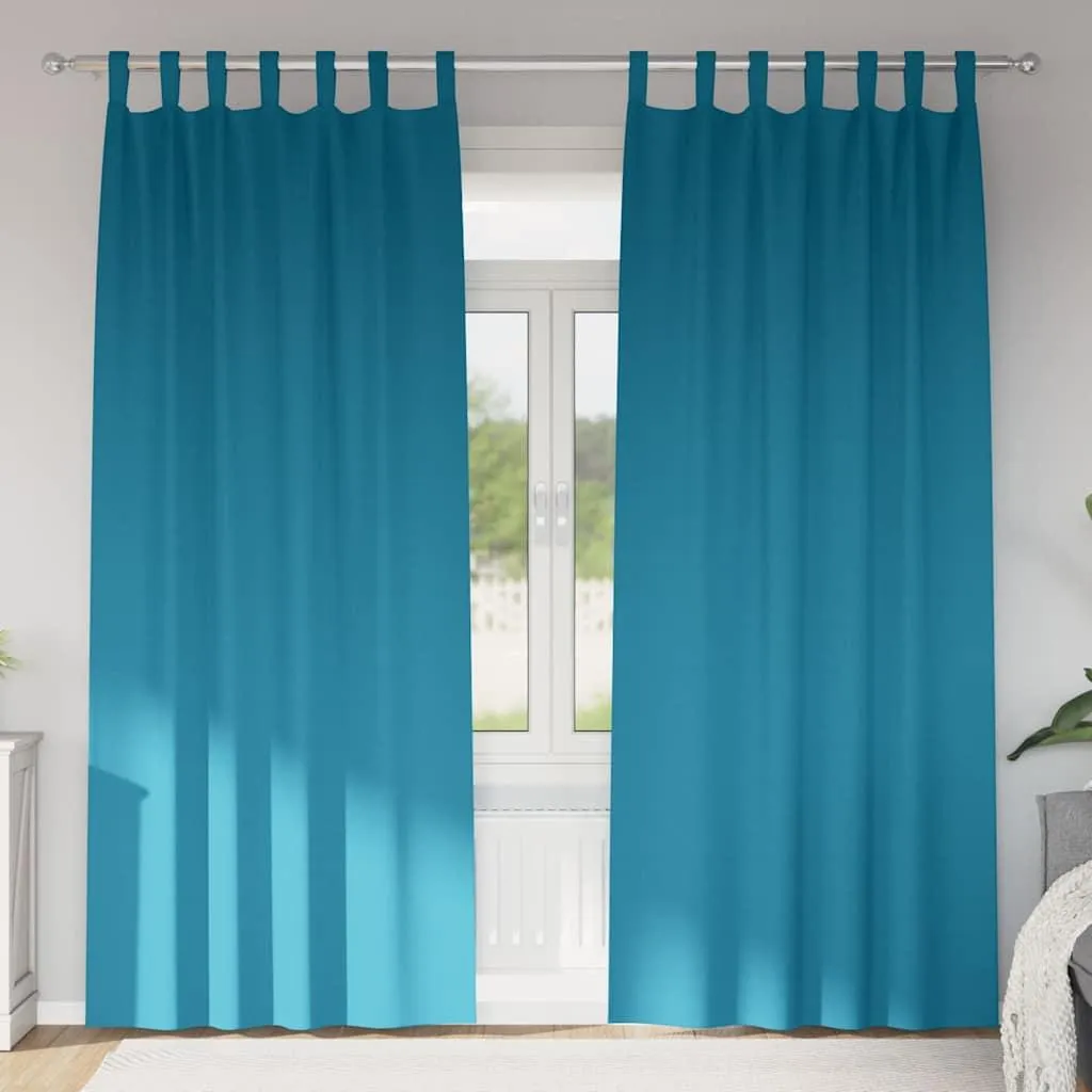 Tende oscuranti per interni in turchese 135 x 250 cm
