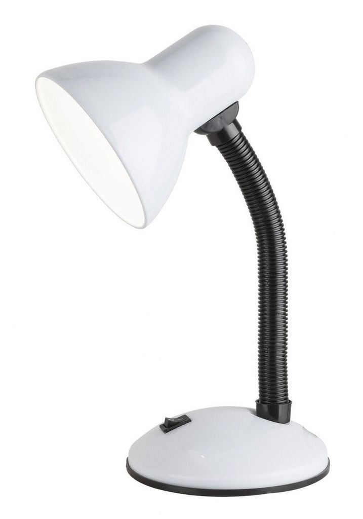 Rabalux 4168 Tischleuchte Dylan, E27, weiß, Standard, 34,5cm