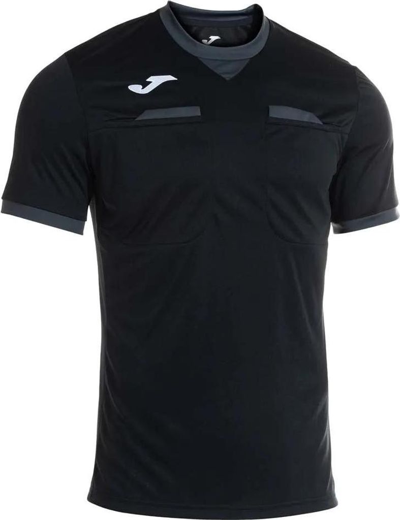 Joma Referee Kurzarm-t-shirt Schwarz M Mann Schwarz M
