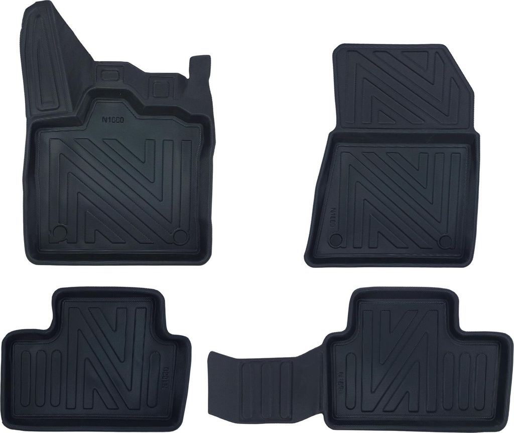 3D Auto Fussmatten Set passend für Renault Captur (2.Gen) ab 2020