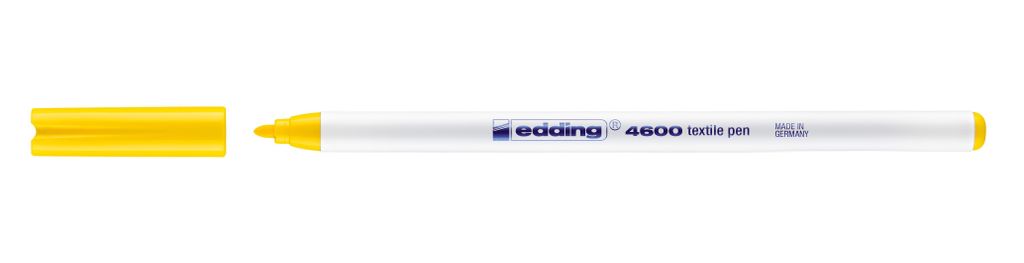 edding 4600 Stylo textile jaune Image du produit 