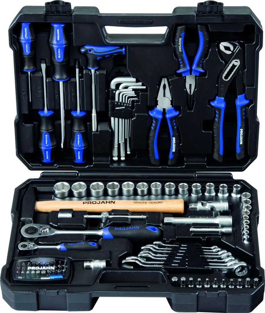 Projahn 1/4 + 1/2 proficraft Werkzeugkoffer 98-teilig 72 Produktbild 