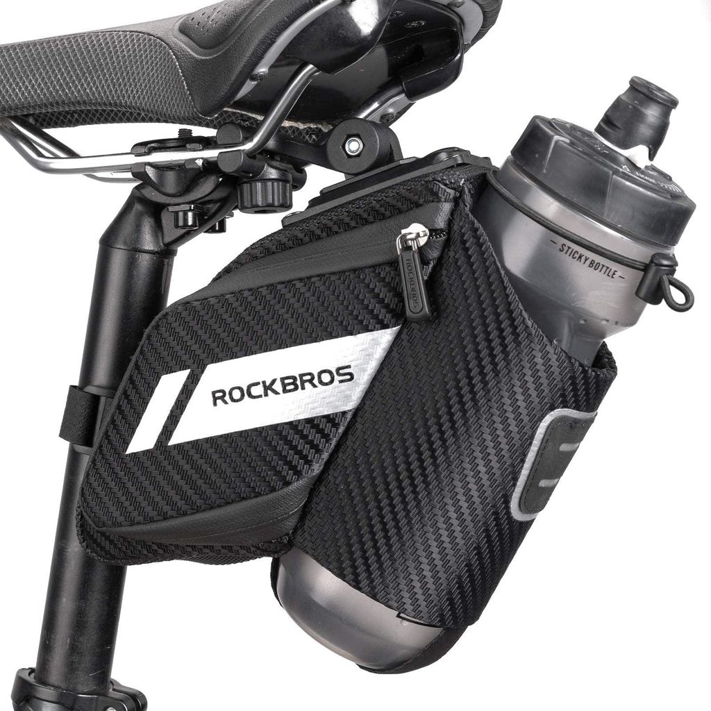 ROCKBROS Fahrradsatteltasche mit Flaschenhalter, Produktbild 